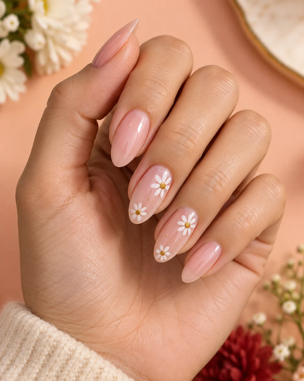 AI-created nail design inspiration for Daisy Nails Athabasca