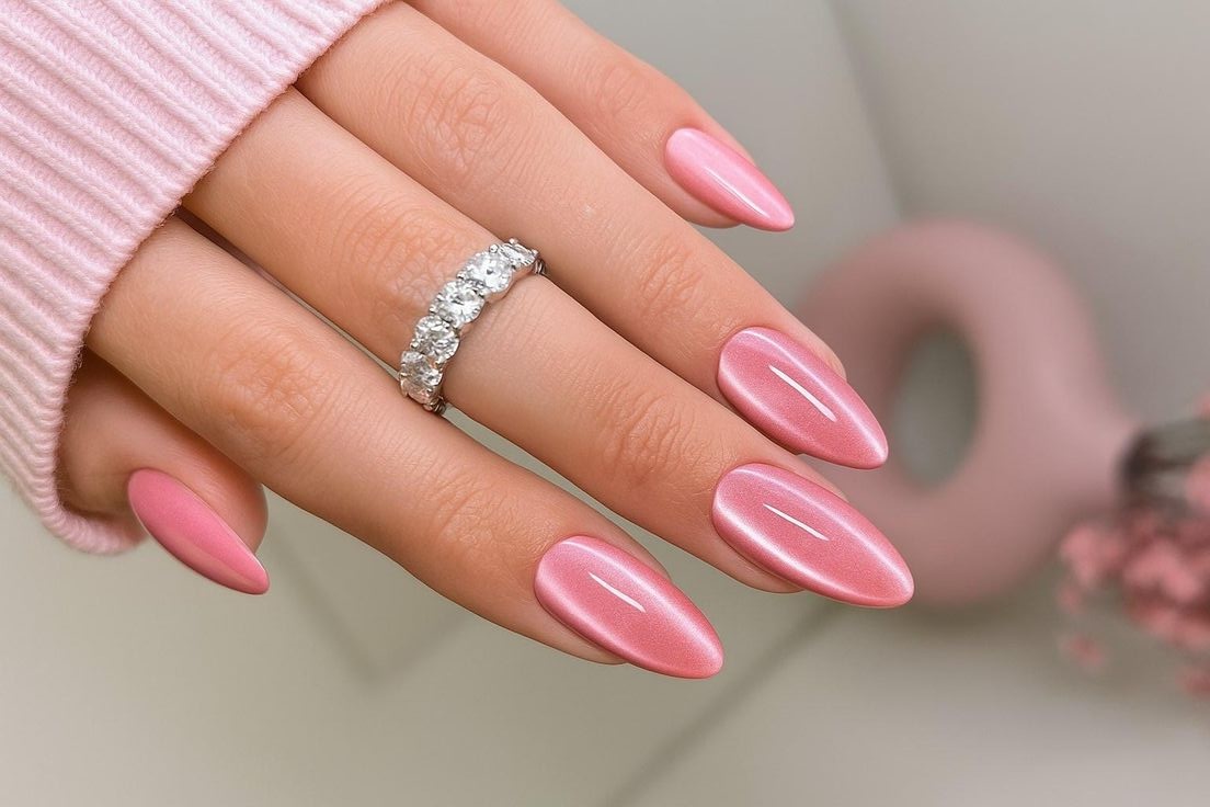 Lilac aura — AI-created nail inspiration